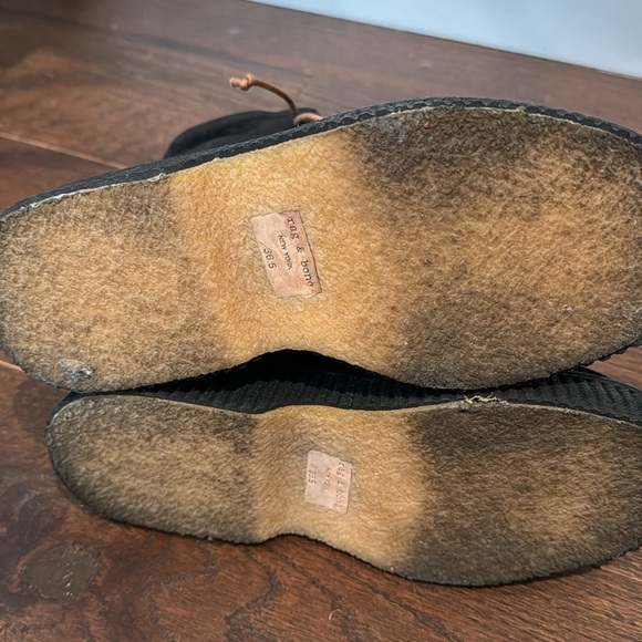 Rag & Bone Women’s Black Suede Boots Size 6.5 - Picture 4 of 5